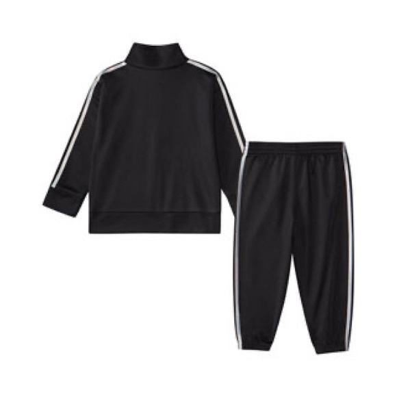NWT ADIDAS Baby Tracksuit Set In Black Sizes 12M, 18M And 24M - Picture 2 of 4